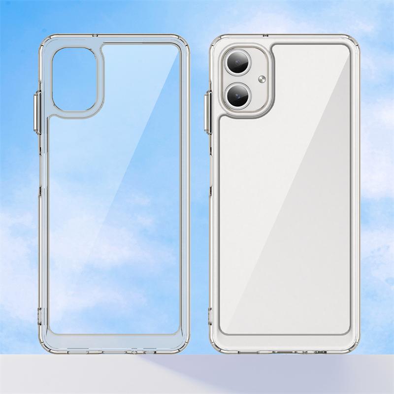 

Для Samsung Galaxy A06 чехол роскошный силиконовый чехол Samsung A06 чехол TPU противоударный прозрачный задний чехол Samsung Galaxy A06 чехол A06 чёрный