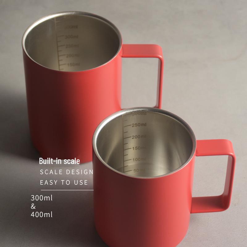 Nordic 316 Insulated Coffee Mug - Double-Layer, Anti-Scald, with Handle