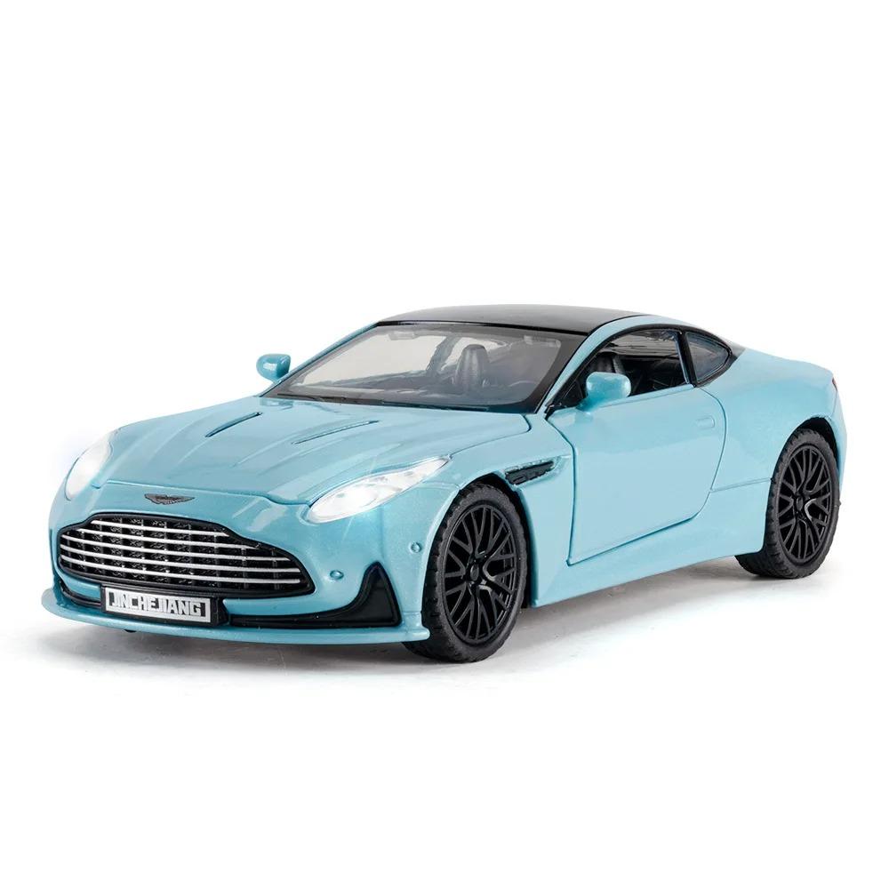 

1/32 Aston Martin DB12 GT Volante Supercar Модель легкосплавного автомобиля Звук и свет Детская игрушка Коллекционные предметы Подарок на день рождения