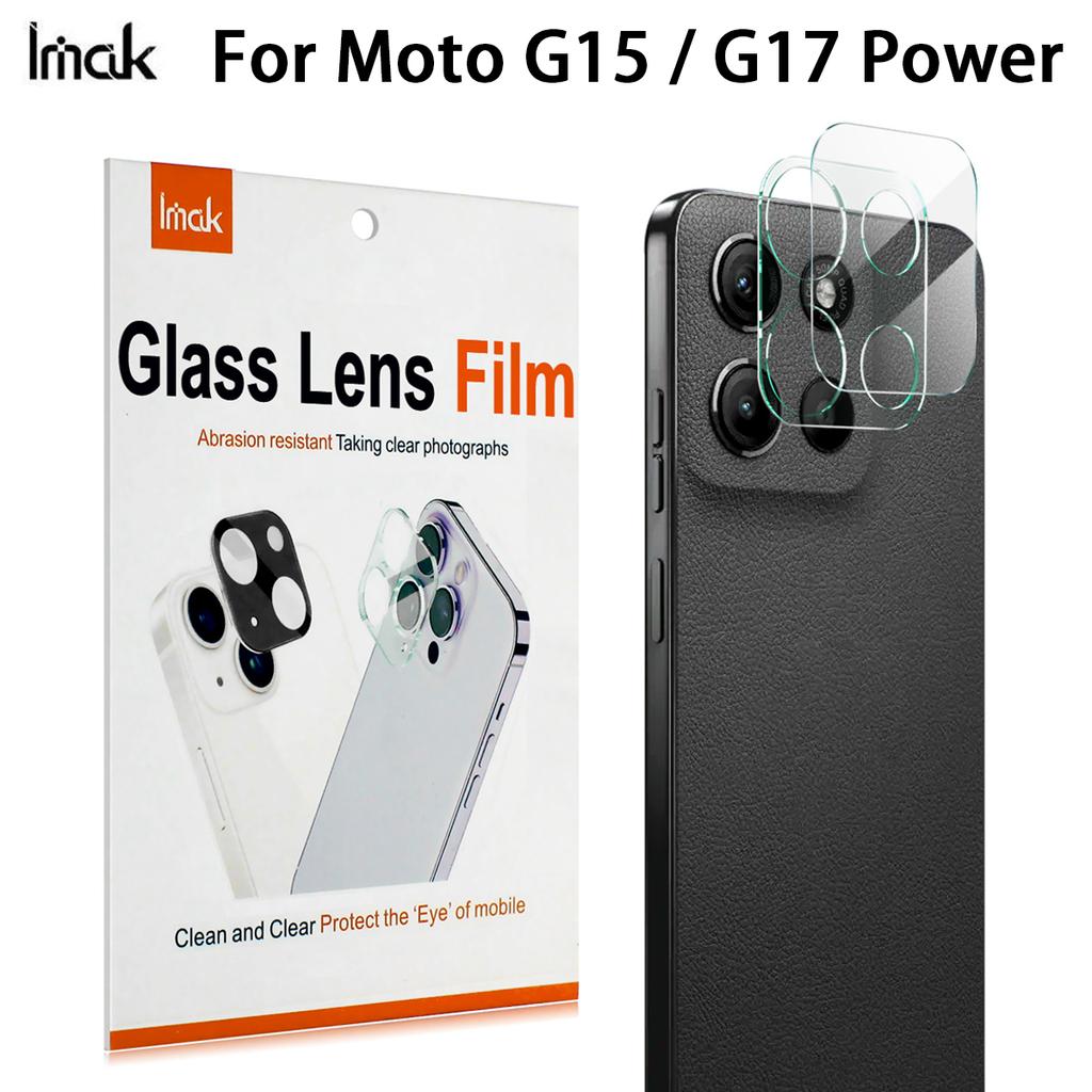 For Moto G15 G17 Power 4G Glass IMAK High Definition Integrated Glass Lens Film