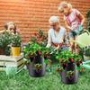 7 Gallons Strawberry Planting Bag Grow Bag With 6 Side Grow Pocket Portable Tomato Planting Bags Strawberry Pots Planting Pots