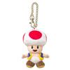 Sanei Boeki Super Mario All Star Collection Toad Mascot, W7.5 x D7.5 x H12cm, MM10