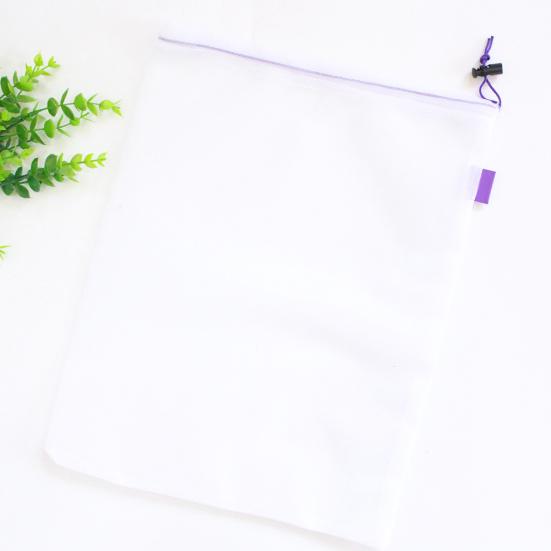 5 szt. Wielokrotnego użytku Siatkowe Torby na Warzywa i Owoce ze Sznurkiem Zamykanym Można Prać Lekka Saszetka