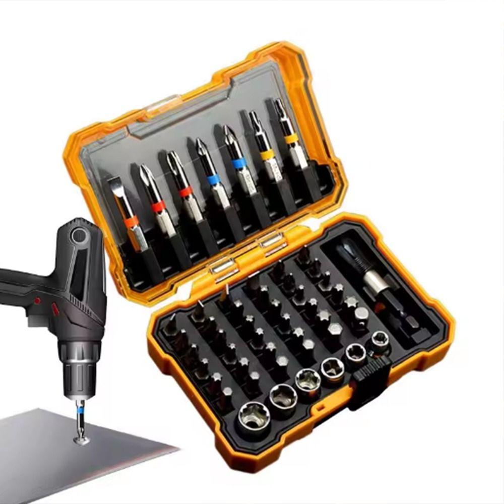 50 In 1 Multi-Size Sockets Set Magnetic Bits Power Tool Combination Kit  Construction Project