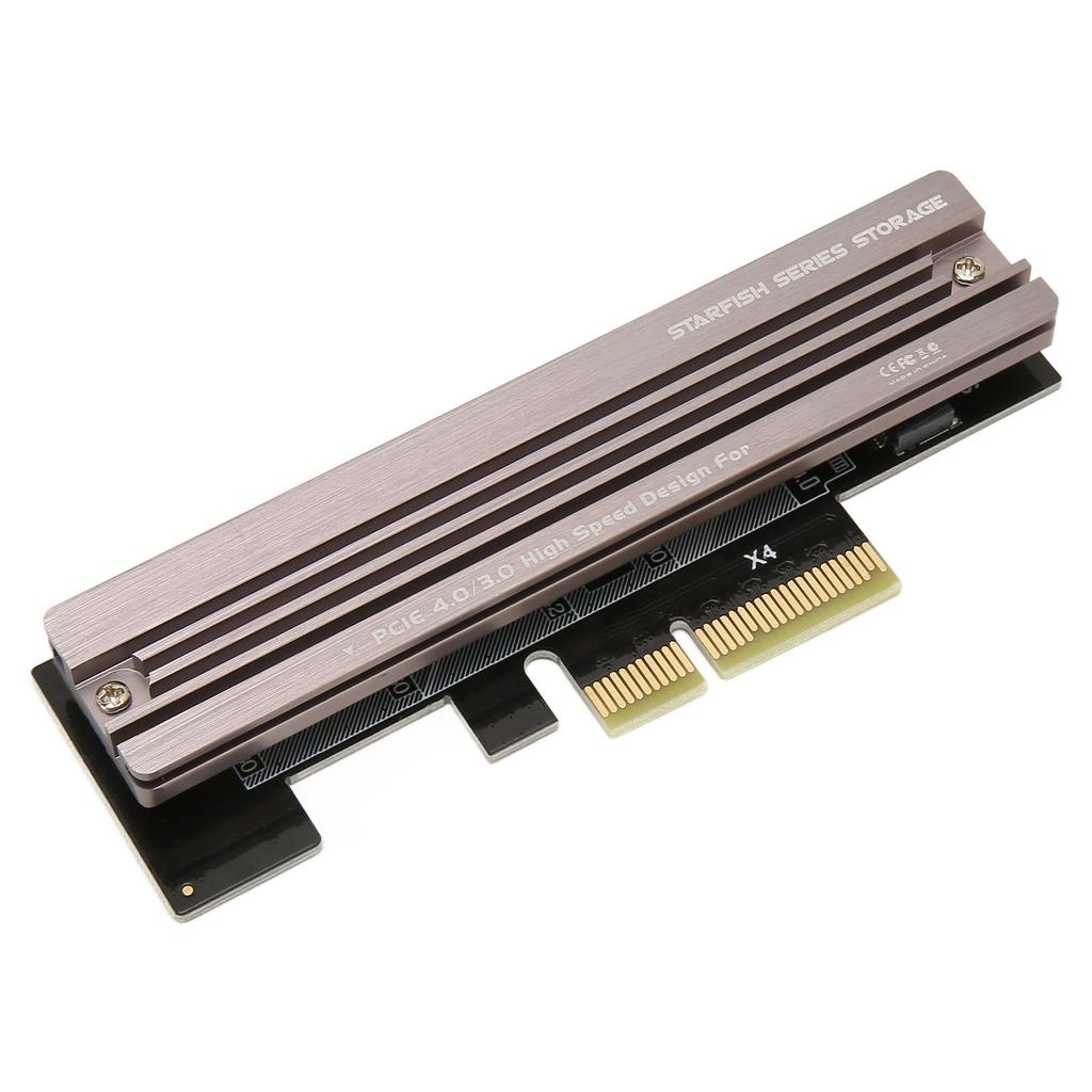 M.2 NVMe SSD To PCIE 4.0 Adapter Card 64Gbps Support X4 X8 X16 Slot SSD Expansion Card for 2280 2260 2242 2230 SSD