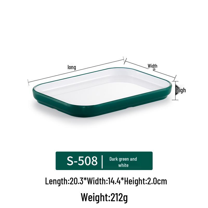 Melamine Rectangular Plastic Tray for Hot Pot & Sushi