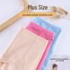 Plus Size Women's High Waist Pure Cotton Underwear - Belly Button Coverage for Middle-Aged & Elderly.