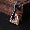Viking Rune Axe Titanium Steel Pendant Necklace European and American Men's Creative Stainless Steel Accessories