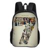 Ronaldo School Backpack CR Football Star Rucksack Child Bookbag Knapsack Fashion Schoolbag Football Sports Backpack Kids Gift