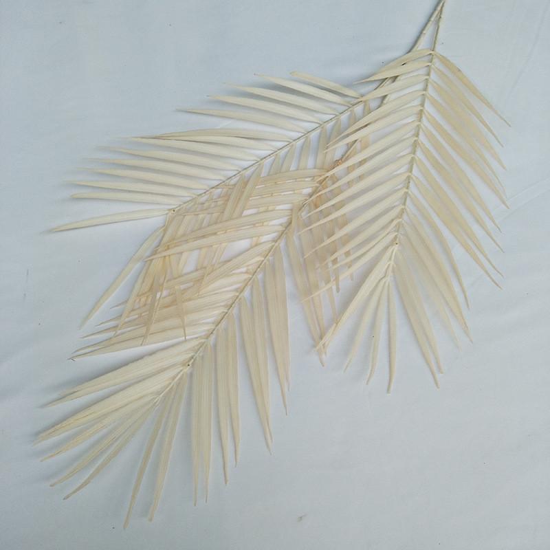 Artificial Plastic Palm Leaves Three Pronged Greenery Wedding Props Photography