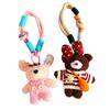 Cute Plush Bear Keychain With Woolen Sweater For Kids And Teen Gift