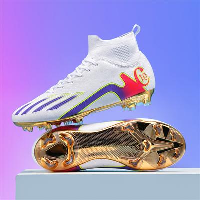 Men's Soccer Shoes Large Size Ultralight Football Boots Boys Sneakers Non-Slip AG/TF Soccer Cleats Ankle Boots Unisex