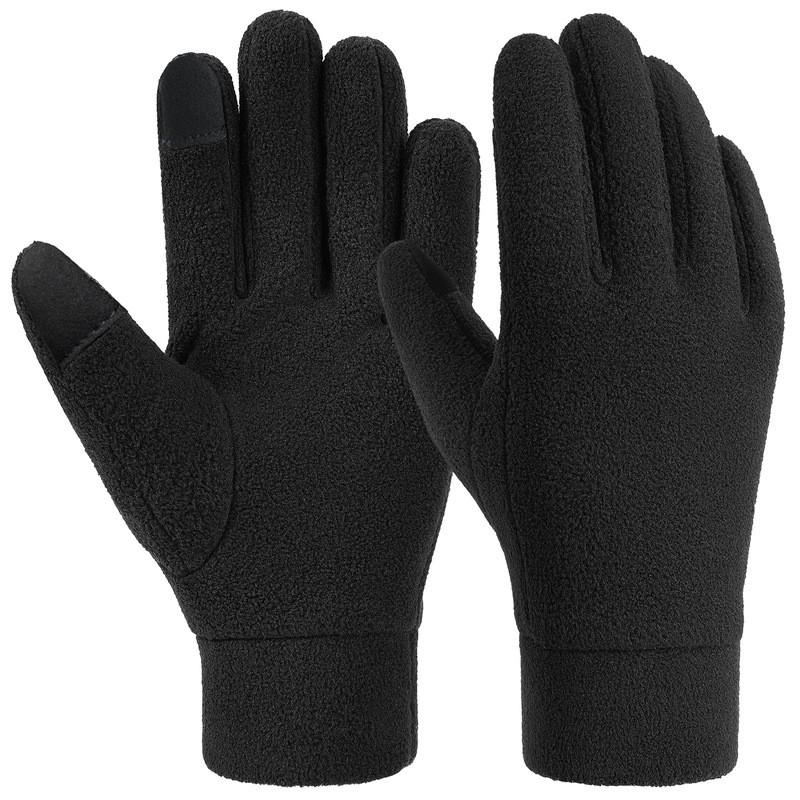 Warm Fleece Lined Winter Gloves Men Women Touchscreen Cycling Commuting Outdoor Use S 50g