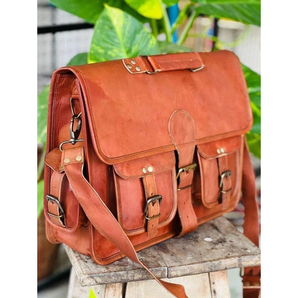 Handmade Top Choice Vintage Laptop Messenger Briefcase Bag Satchel