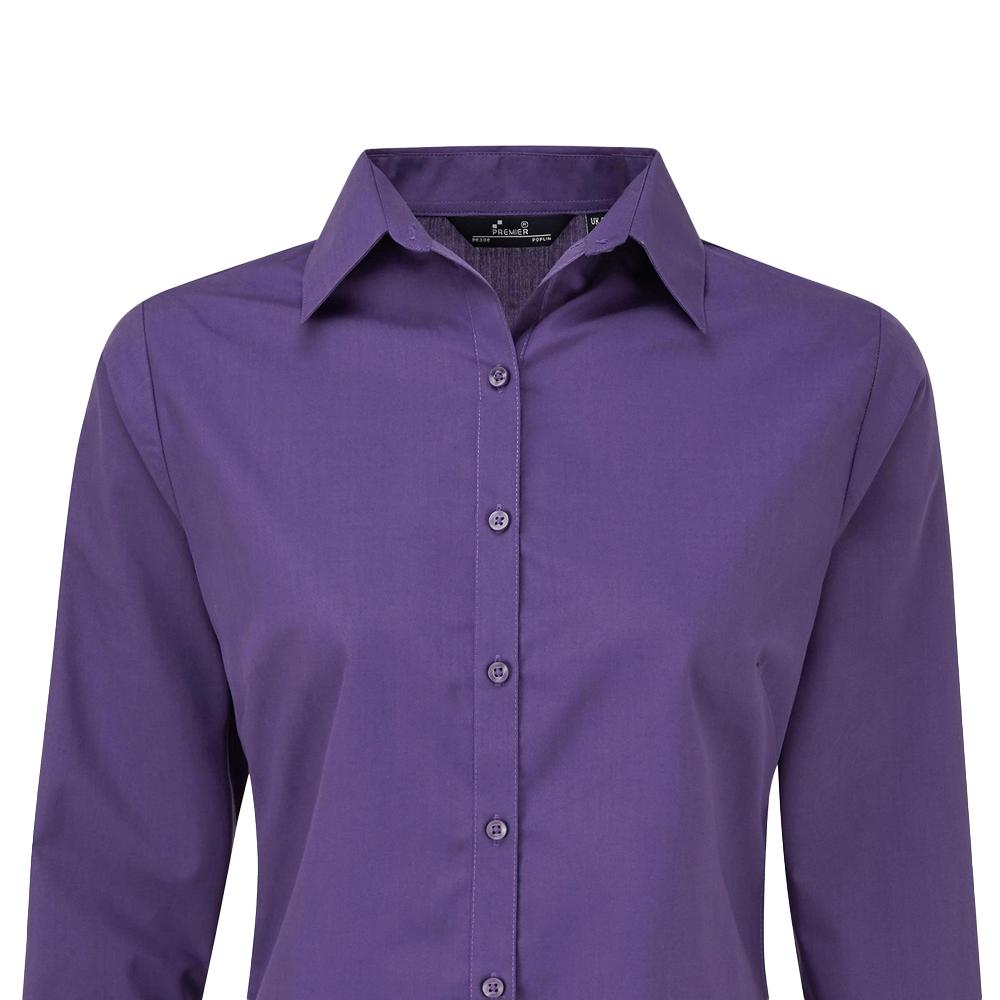 Premier Camisa feminina/senhora de manga comprida