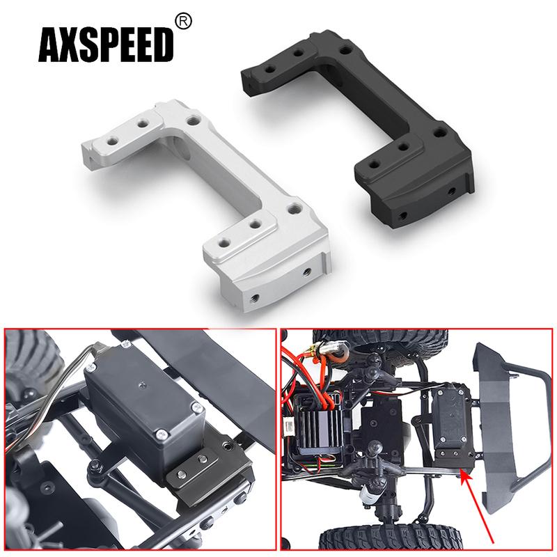 AXSPEED Aluminum Alloy Front / Rear Frame Girder Bracket Holder Mount for Axial SCX10 II 90046 1/10 RC Crawler Car Upgrade Parts