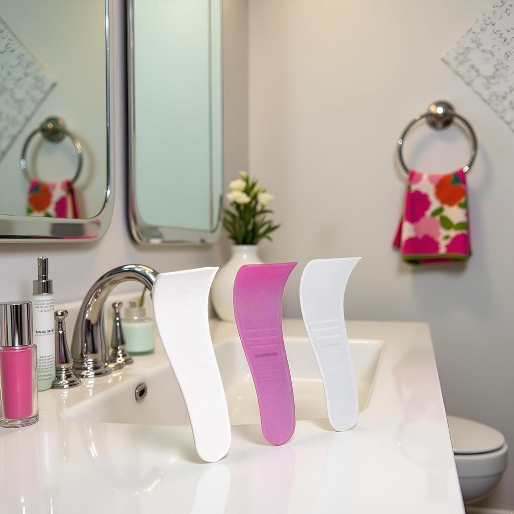 Portable Hair Wax Removal Spatulas, 5Pcs Random Colors, Non-Stick Wax Applicator, Reusable Scraper, Hard Wax Sticks