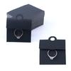100 Pcs Kraft Ring Display Cards with Hanging Holes Blank Jewelry Display Cards