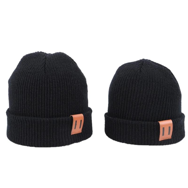 Fashion Knitted Pullover Caps 2025 New Autumn Winter Adult Thick Knitted Beanies Skullies Hat Men Women Solid Plain Beanie Hat