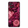 For Motorola Moto G 2025 Case Fashion Flower Black Silicone Soft TPU Back Cover Case For Motorola G75 S50 Edge 50 Neo Phone Case