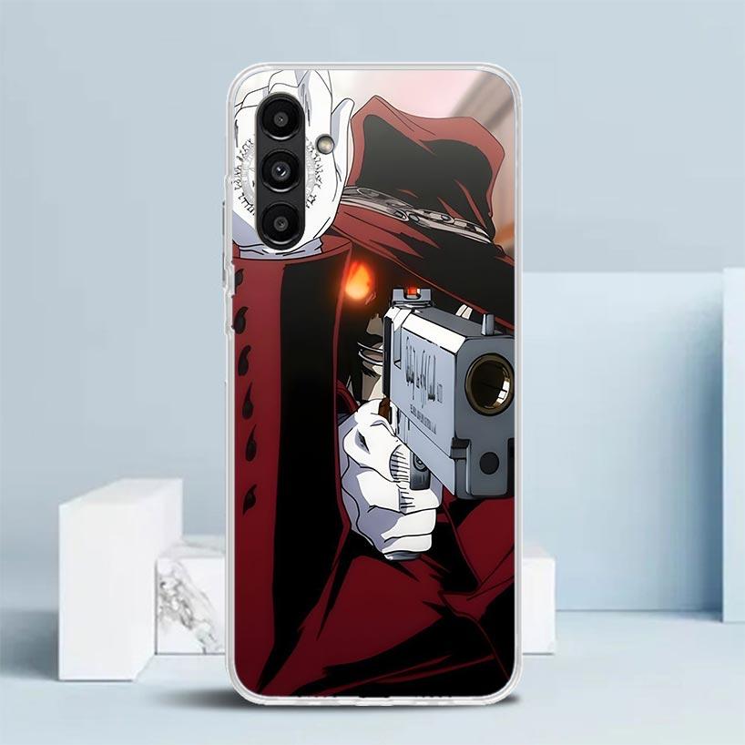 A-Alucard Hellsing Anime Cover for Samsung Galaxy A17 A37 A57 A16 A26 A36 A56 A15 A14 A55 Phone Case A13 A53 A25 A35 A24 A34 A23