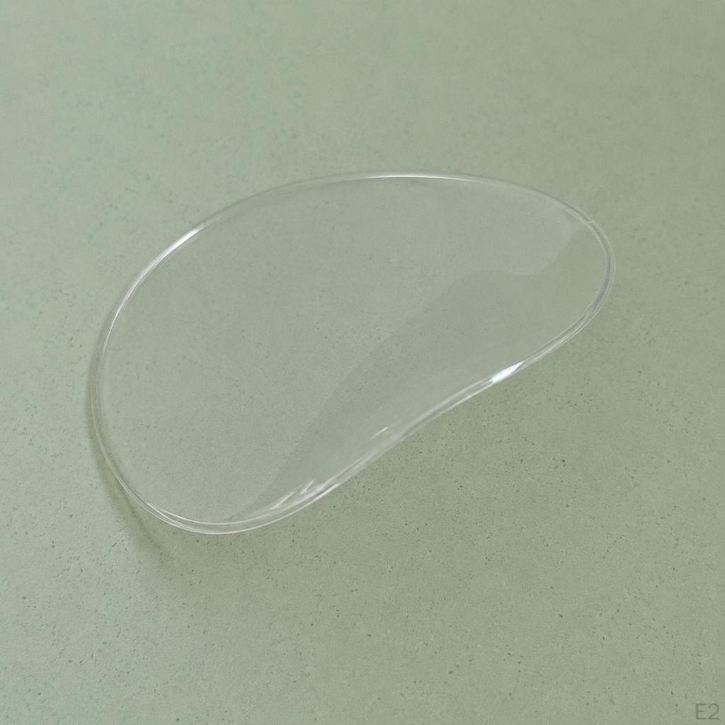 Round Transparent PVC Badge, Photocard Holder for ID, Plastic Protector Identification Badges,