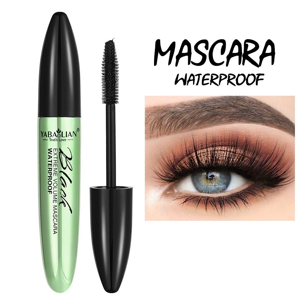 

5D Volumizing Mascara Curling Lengthening Black Mascara Довготривала формула Водостійка та стійка до розмазування туш зелений