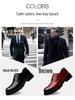 Men's 5CM Height-Increasing Genuine Leather Business Formal Shoes