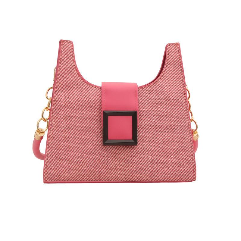 Elegant Urban Chic Small Pu Shoulder Bag For Women 2024 Summer Fashion
