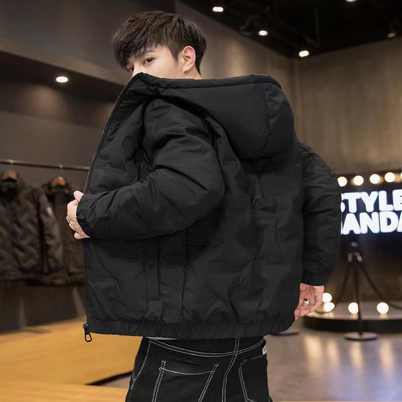 Men s Trendy High-End Autumn/Winter Cotton Jacket - Thick, Warm, Handsome Baseball-Style Outerwear. L