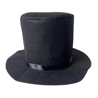 Top Hat Cap Felt Costume for Holiday Themed Parties Concert Christmas Halloween