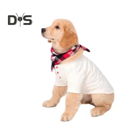 Xpudac Hunde-Pyjama 4er-Set – Kariert & Weich – Für Kleine Hunde & Katzen – Inkl. Weihnachtsdesign