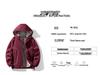 Men's Plus Velvet Thick Hooded Windbreaker - Large Size Warm Loose Workwear Jacket