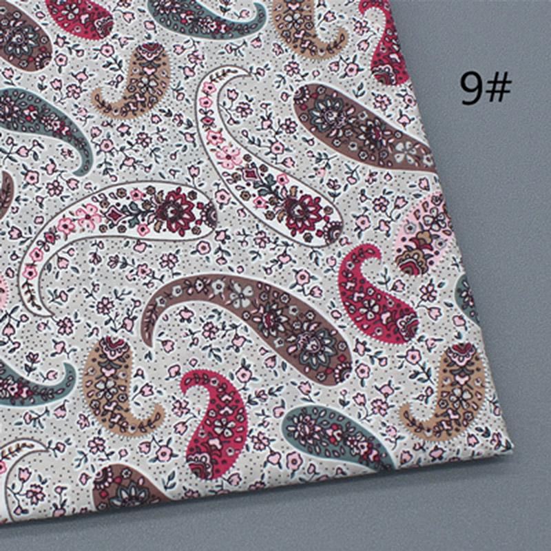 147x100см Пасторальный стиль Цветочная хлопковая ткань Винтажная швейная ткань Поплиновые ткани для DIY Ручной работы Пэчворк 147x100cm