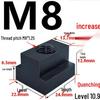Hardened T-Type Trapezoidal Slider Nut 10.9 Grade with Pressure Plate for Guide Rail