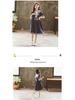 Girls' Summer Fashion Navy Style Princess Dress