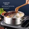 Wandaichuan 30cm Stainless Steel Hotpot with Steel Lid