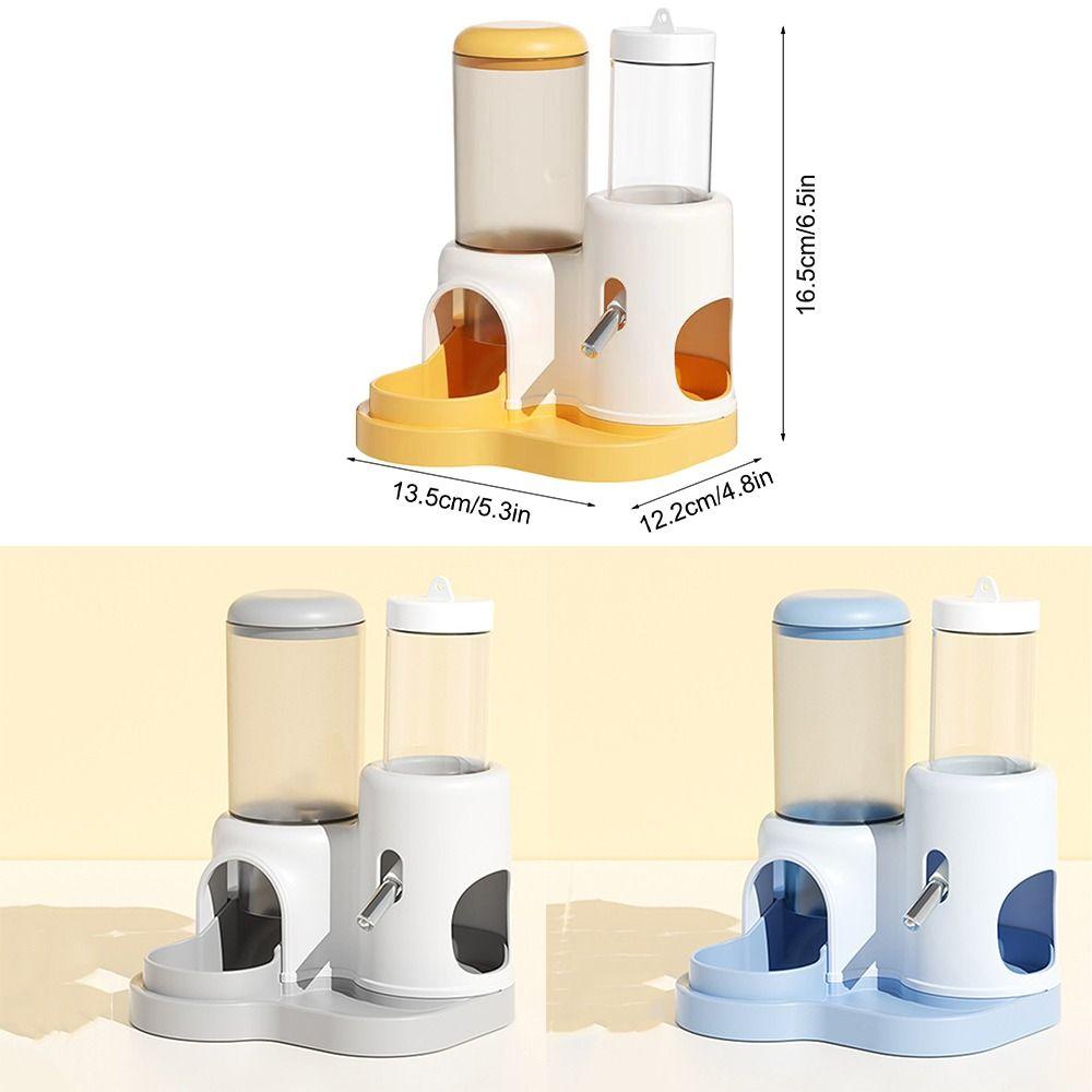 Abnehmbare Basis Hamster-Futter Napf Auslaufsicher Haustier Wasserflasche Automatischer Futterspender Für Innenbereich