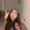 Women's Winter Warm Big Head Knitted Hat Korean Style Fashionable and Versatile Student Windproof Ear Protection Wool Hat