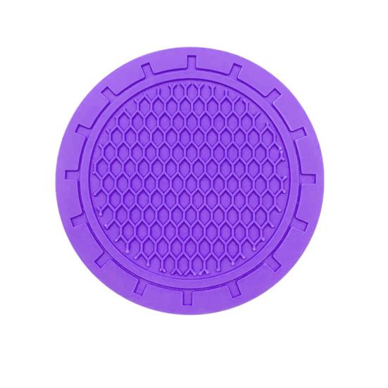 Honeycomb Car Cup Coasters Anti-Slip PVC Cup Holder Pad Universal Water Cup Mat for Car Interior Decorative Auto Accessories