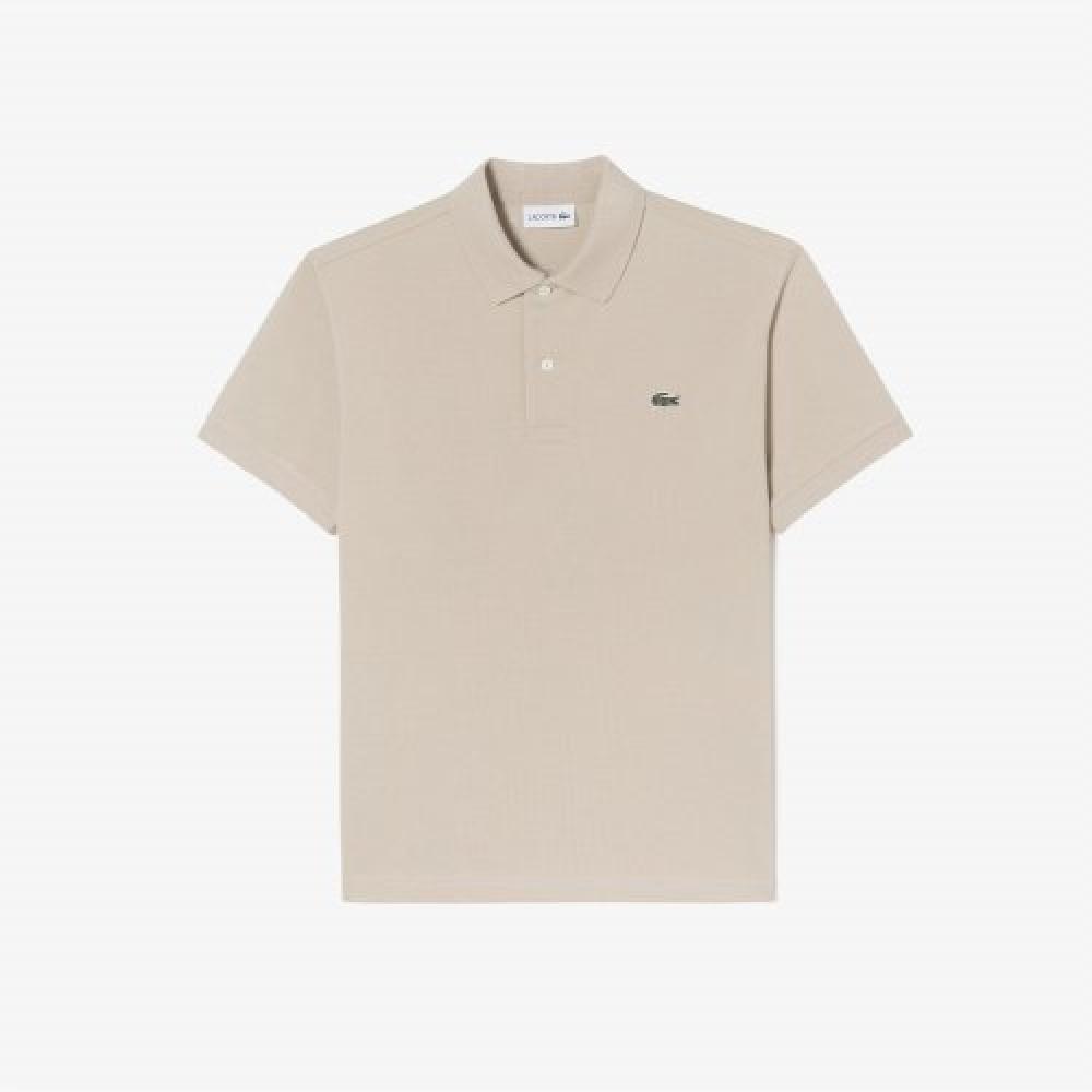 

LacoSte Men S French Regular Fit baSic Short Sleeve Polo [light Beige] 003
