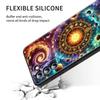 Cosmic Starry Sky Pattern Phone Case For Samsung Galaxy S26 S25 S24 S23 S22 S21 S20 Ultra Plus FE 5G Black Soft TPU