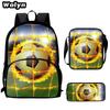 Football School Bag High Definition Waterproof Printing Multi-Functional Load Reduction Ridge Backpack