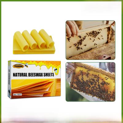 Natürliches Bienenwachs-Grundblatt, Wabenbasis, hochwertige Imkereiausrüstung für Bienenstockrahmen, professioneller Imkereibedarf