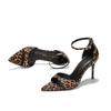 Leopard Print Women's Sandals Simple Versatile High Heels Fashion Summer Women's Shoes