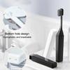 Travel Toothbrush Foldable Portable Small Dental Brush Simple Style Black/White Traveling Adult Soft Bristle Brush