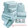 Cross-Border 8-Piece Travel Storage Bag Set for Organized Packing