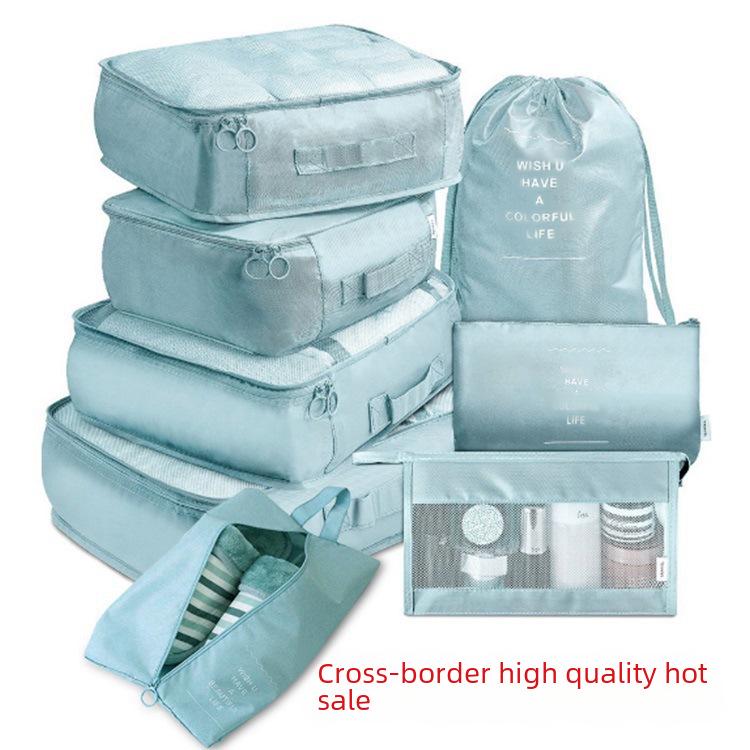 Cross-Border 8-Piece Travel Storage Bag Set for Organized Packing