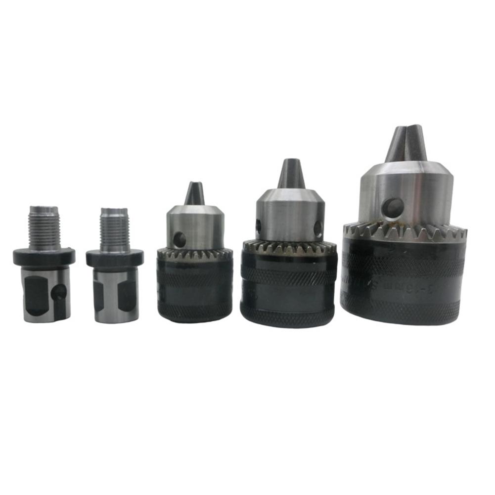 B16 Taper Thread Magnetic Drill Chuck Clamping Range 1.5-13mm Clamping Range 3-16mm Clamping Range 1.5-10mm Grey As Shown