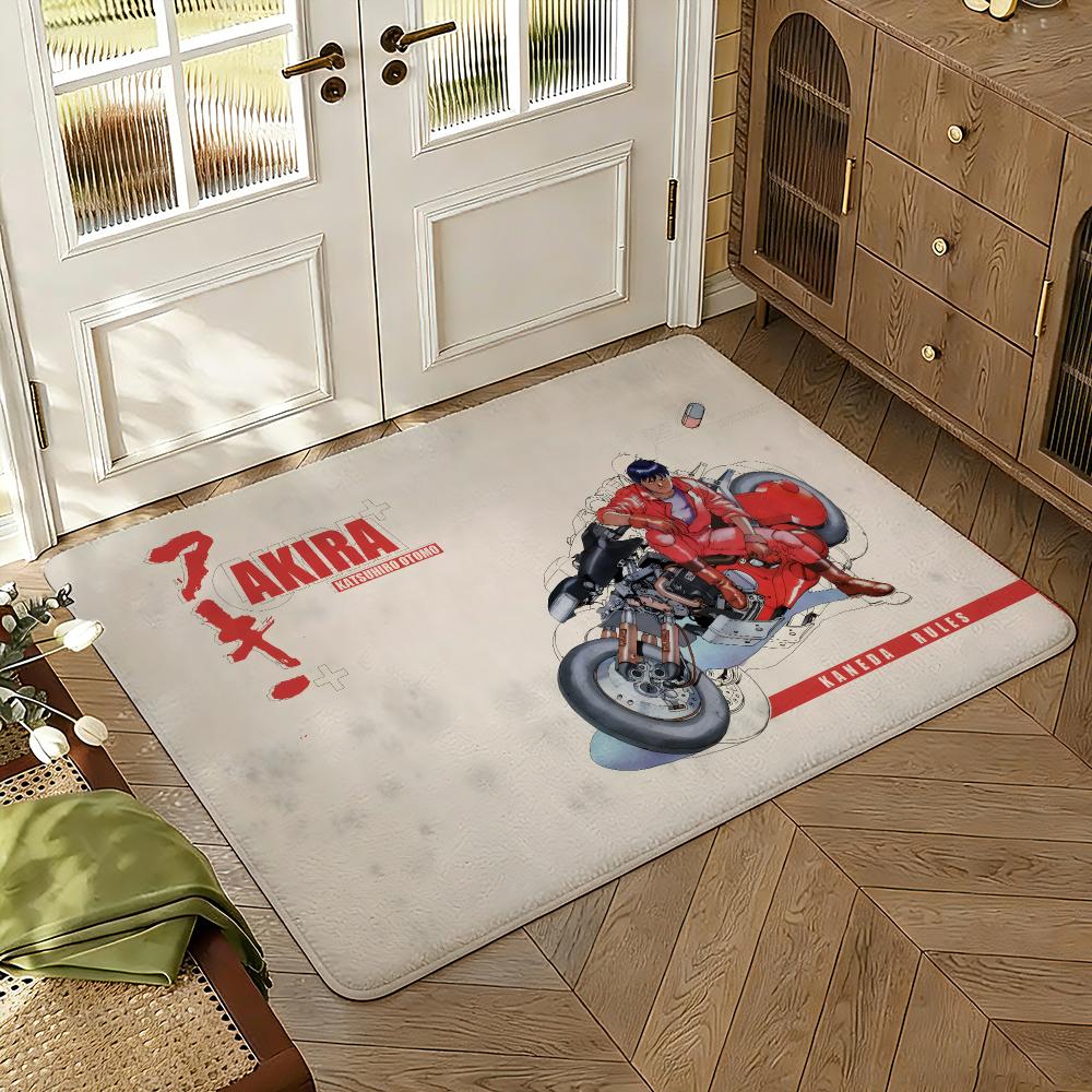 Young Magazine A-AKIRA Floor Mat Soft Thickened Absorbent Non-Slip Bedroom Living Room Door Mat Home Decor Flannel Rugs